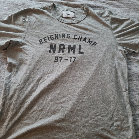 Reigning Champ X NRML grey t-shirt size Large - Picture 2 of 4